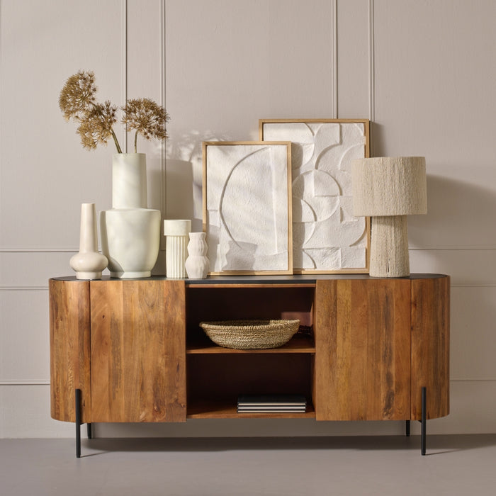 Fleurdirect Kunstbloem Heracleum - Bruin - Polyester