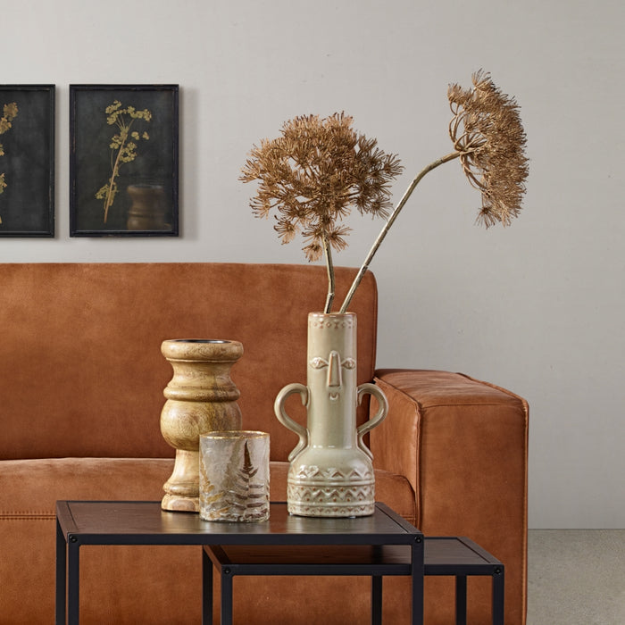 Fleurdirect Kunstbloem Heracleum - Bruin - Polyester