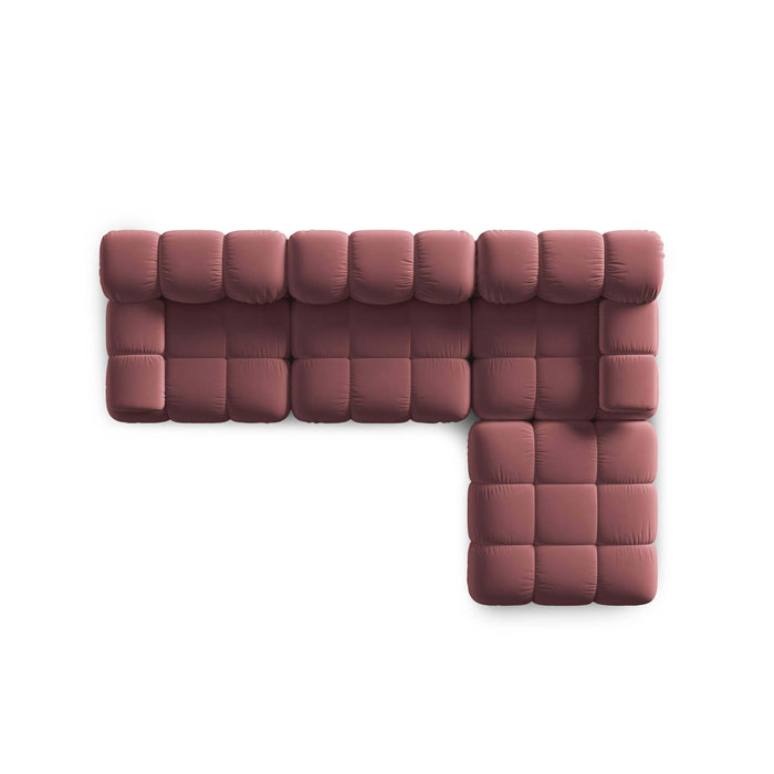 Milo Casa Tropea Modulaire Modulaire 3-zitsbank met Hocker - Roze