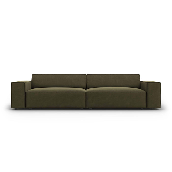 Micadoni Jodie 4-zitsbank - Fluweel - Groen