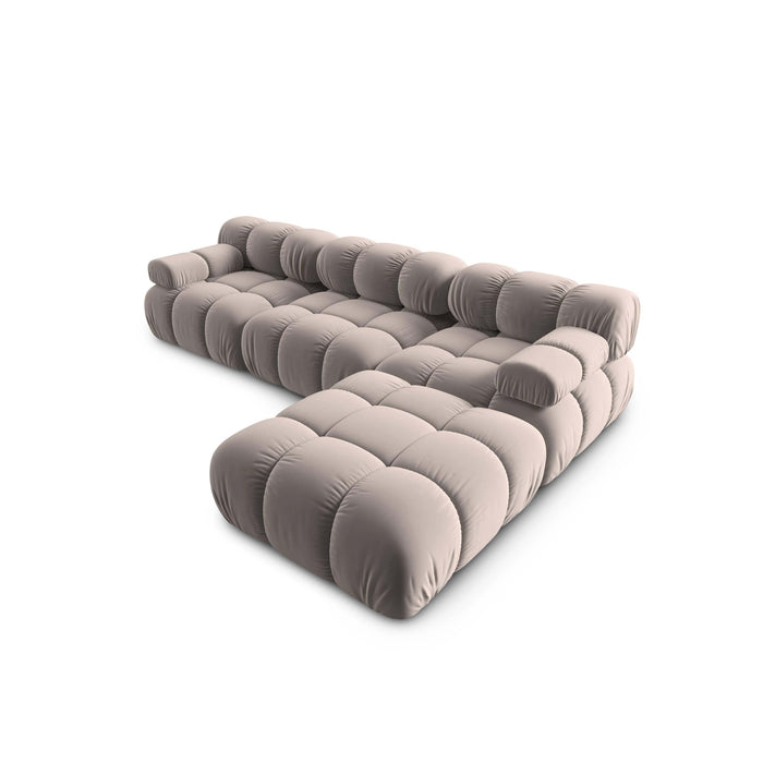 Milo Casa Tropea Modulaire Modulaire 3-zitsbank met Hocker - Beige