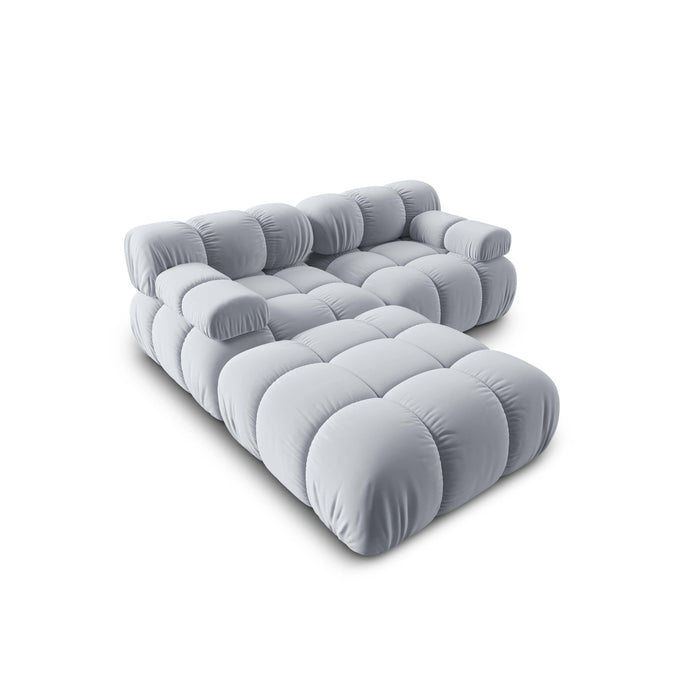 Milo Casa Tropea Modulaire 2-zitsbank met Hocker - Lichtblauw