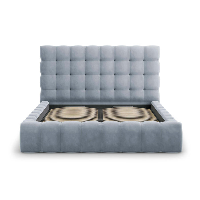 Cosmopolitan Design Bali Bedframe met Opbergruimte - 180 x 200 cm - Lichtblauw