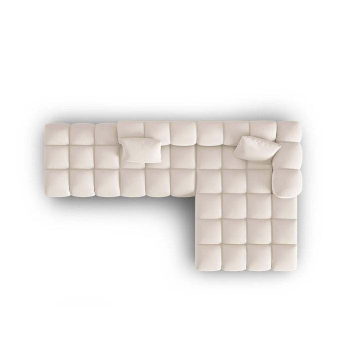 Windsor & Co Halley Hoekbank 5-zits - Rechts - Crème