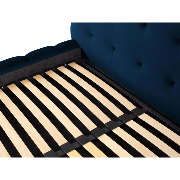 Cosmopolitan Design Bali Bedframe met Opbergruimte - 160 x 200 cm - Koningsblauw