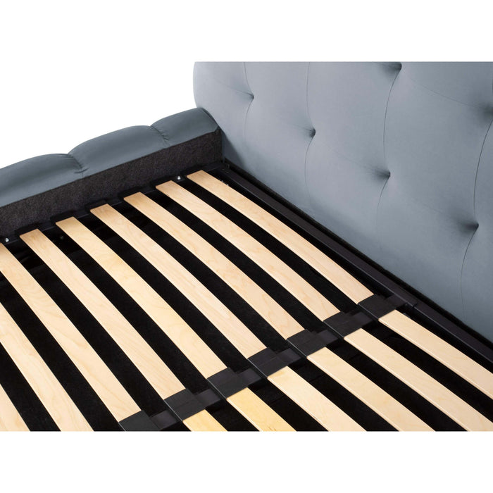 Cosmopolitan Design Bali Bedframe met Opbergruimte - 200 x 200 cm - Lichtblauw