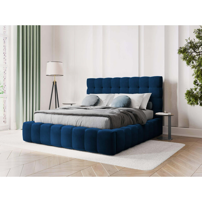 Cosmopolitan Design Bali Bedframe met Opbergruimte - 180 x 200 cm - Koningsblauw