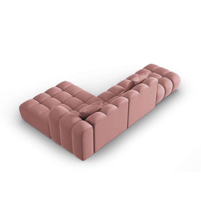 Windsor & Co Halley Hoekbank 5-zits - Rechts - Roze