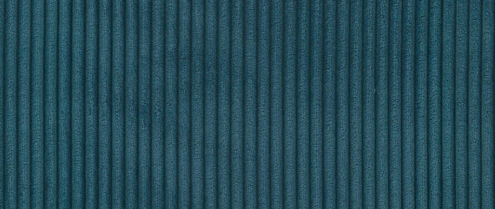 NADUVI Collection Nina Big Hoekbank Links - Ribstof - Turquoise