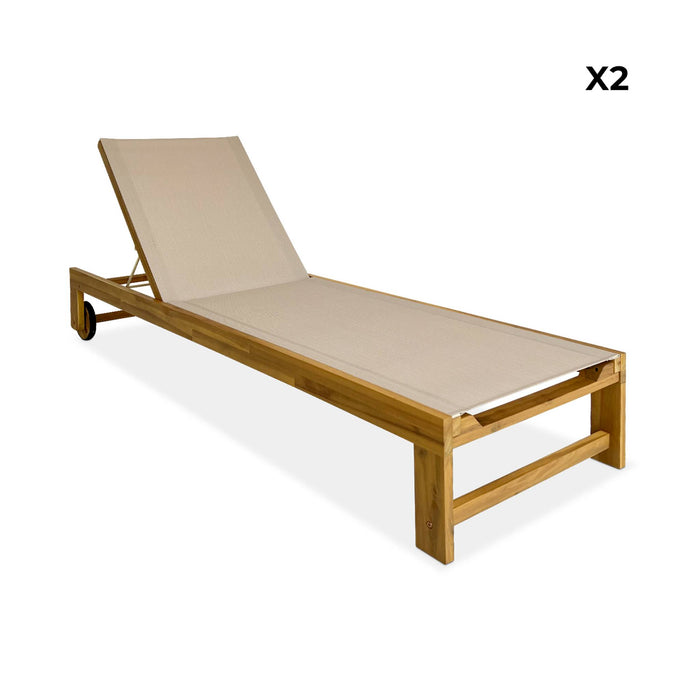 sweeek - Ligstoel, set van 2