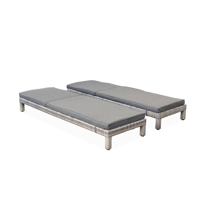 sweeek - Wicker ligbed, set van 2