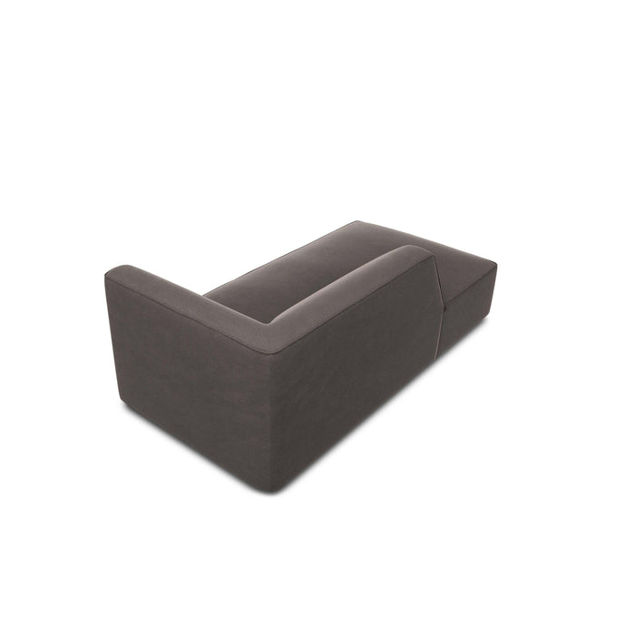 Windsor & Co Sao Chaise Longue Links - Velvet - Donkergrijs