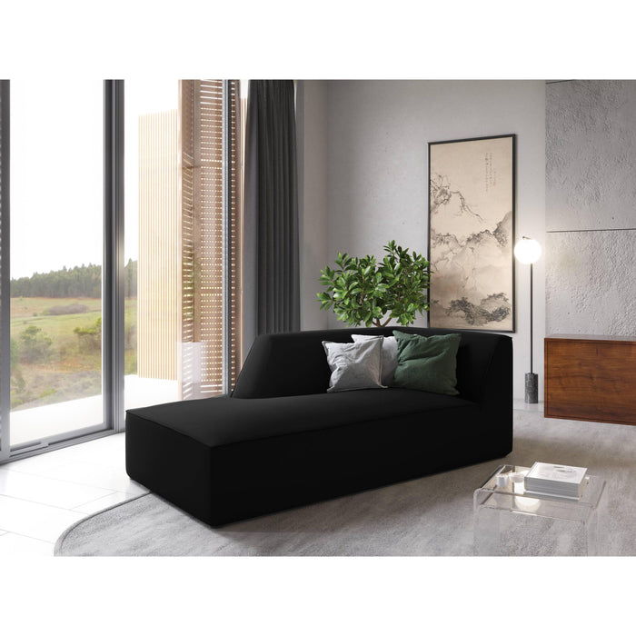 Windsor & Co Sao Chaise Longue Links - Velvet - Zwart