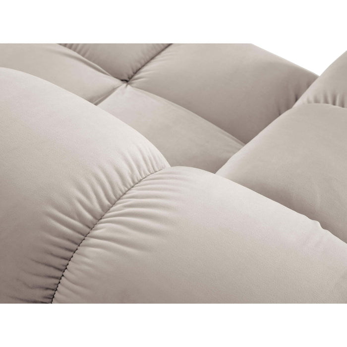 Milo Casa Tropea Modulaire Modulaire 3-zitsbank met Hocker - Lichtbeige