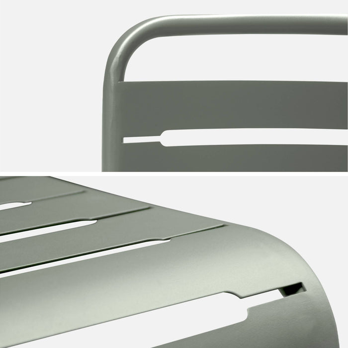 sweeek - Tuinstoelen metaal (set van 4)