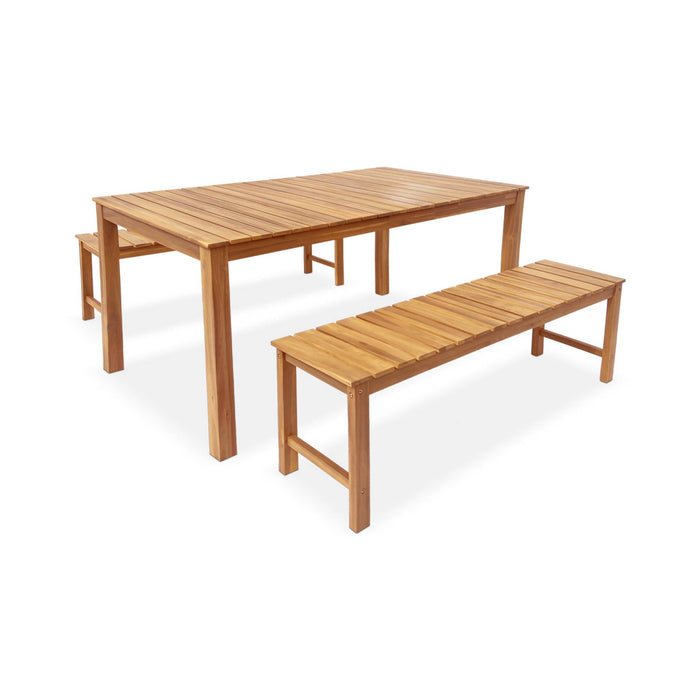 sweeek - Tuinbank, B 140 x D 35 x H 45cm