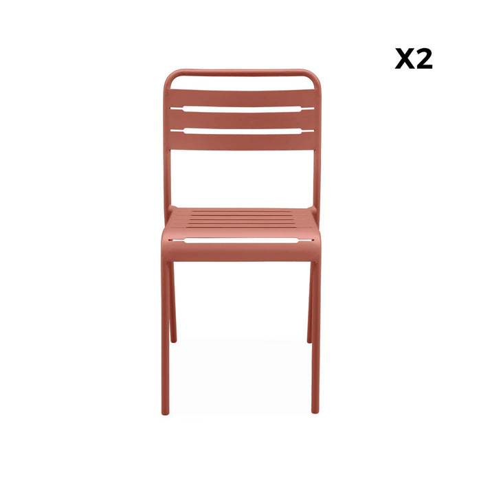 sweeek - Tuinstoelen metaal (set van 2)