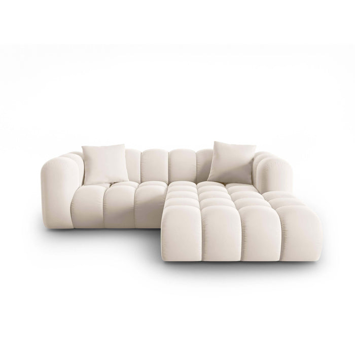 Windsor & Co Halley Hoekbank met Chaise Longue 3-zits - Rechts - Crème
