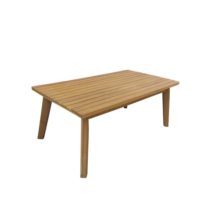 sweeek - Houten en touw tuinmeubelen voor 4 personen