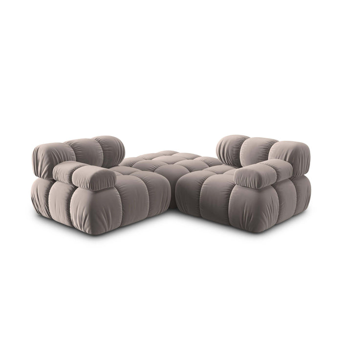 Milo Casa Tropea Modulaire 2-zitsbank met Hocker - Beige