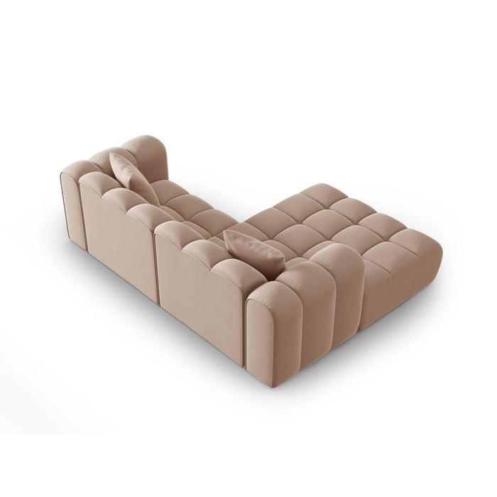 Windsor & Co Halley Hoekbank met Chaise Longue 3-zits - Links - Beige