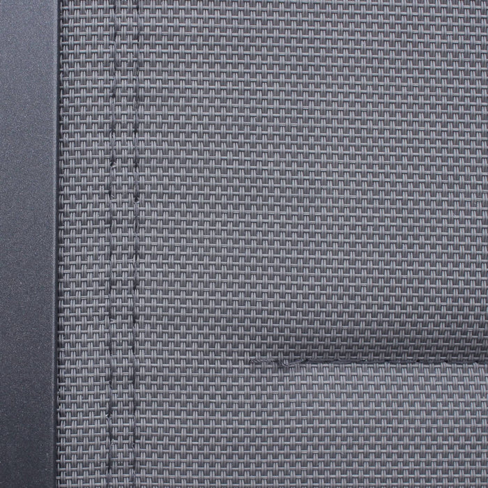 sweeek - Tuinstoelen van aluminium, stapelbaar (set van 2)