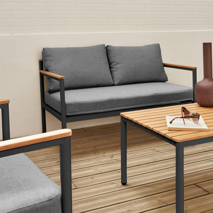 sweeek - Tuinmeubelset, 4-zits