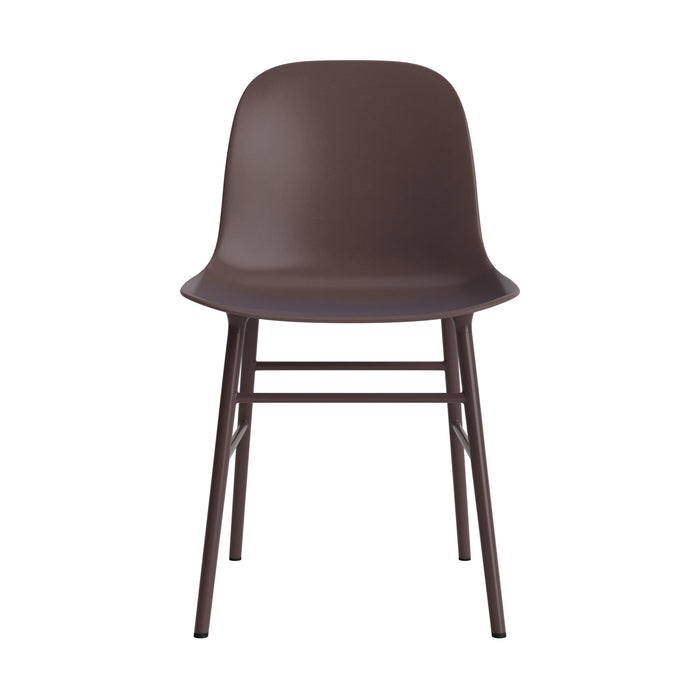 Normann Copenhagen Form Stoel - Staal - Bruin
