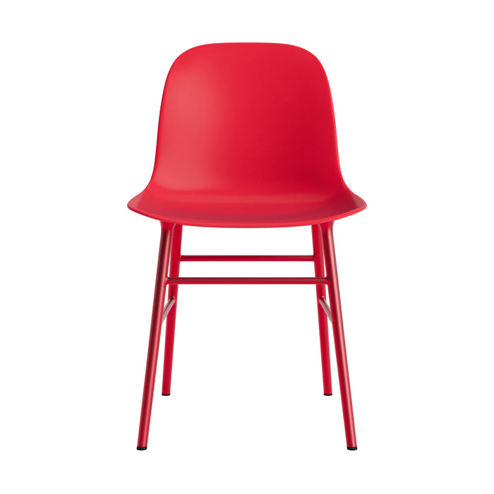 Normann Copenhagen Form Stoel - Staal - Bright Red