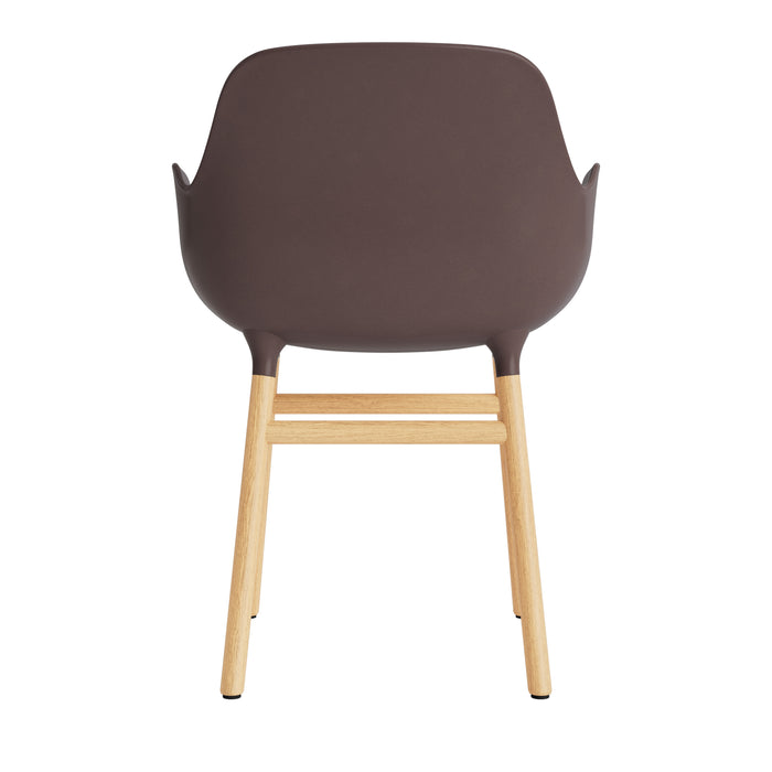 Normann Copenhagen Form Stoel met Armleuning - Eiken - Bruin