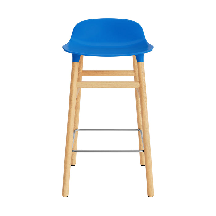 Normann Copenhagen Form Barkruk Low 65 cm - Eiken - Bright Blue