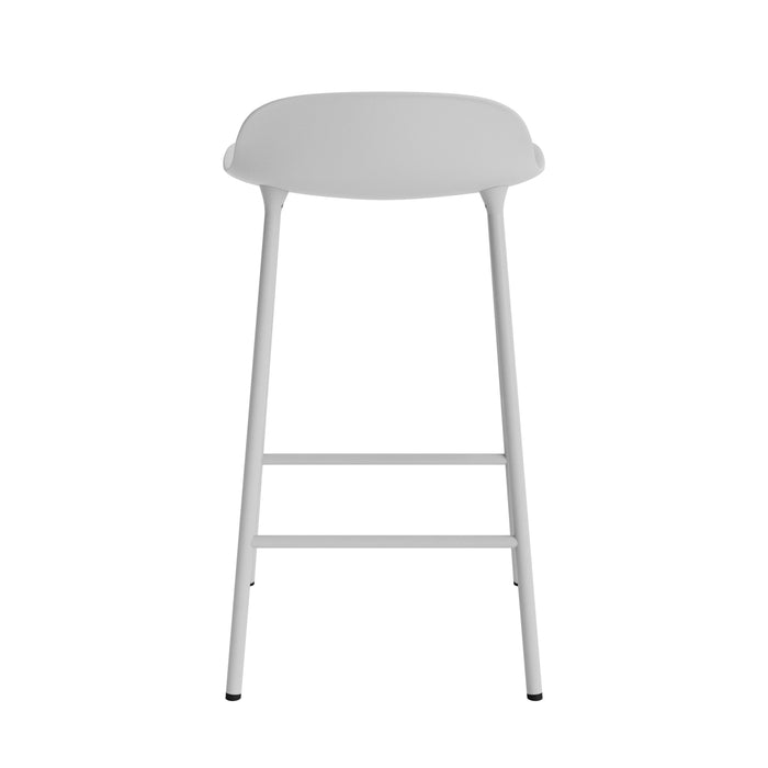 Normann Copenhagen Form Barkruk Low 65 cm - Staal - Lichtgrijs