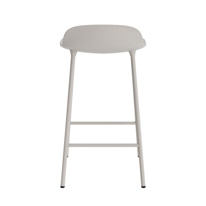 Normann Copenhagen Form Barkruk Low 65 cm - Staal - Warm Grijs