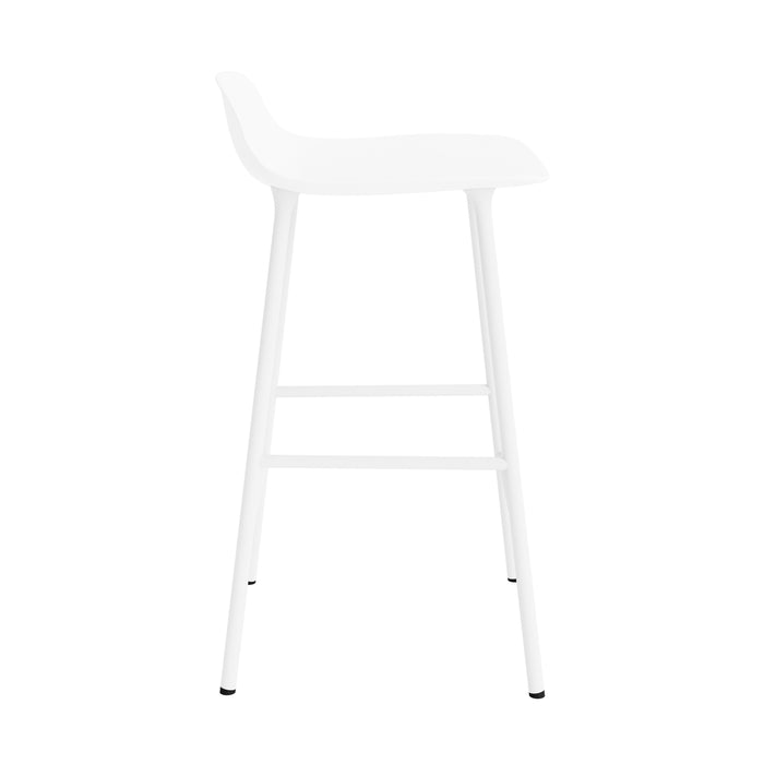 Normann Copenhagen Form Barkruk Low 65 cm - Staal - Crème