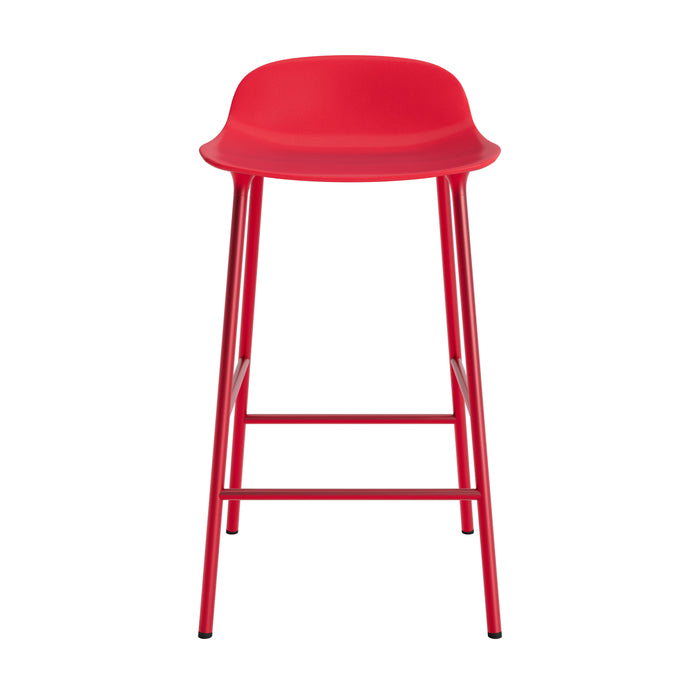 Normann Copenhagen Form Barkruk Low 65 cm - Staal - Bright Red