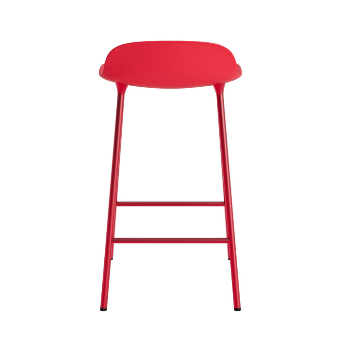 Normann Copenhagen Form Barkruk Low 65 cm - Staal - Bright Red