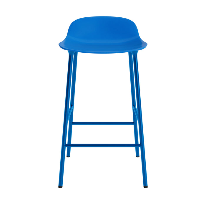 Normann Copenhagen Form Barkruk Low 65 cm - Staal - Bright Blue