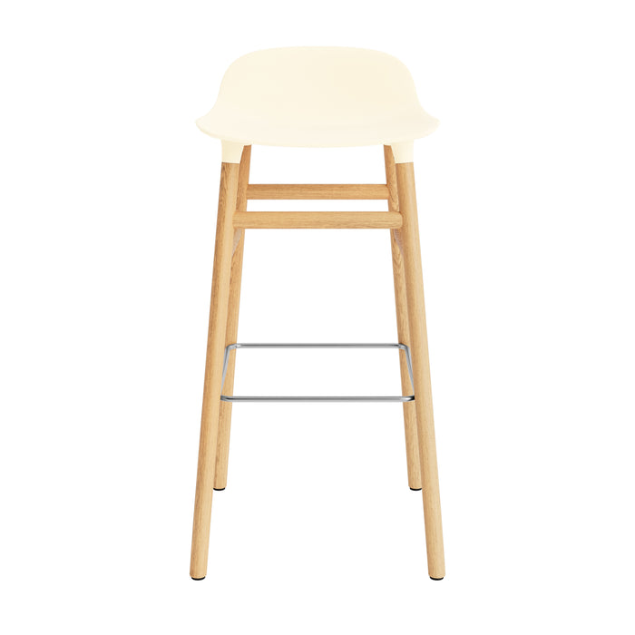 Normann Copenhagen Form Barkruk Low 75 cm - Eiken - Crème