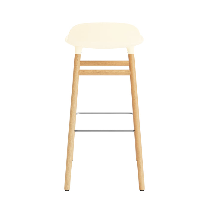Normann Copenhagen Form Barkruk Low 75 cm - Eiken - Crème