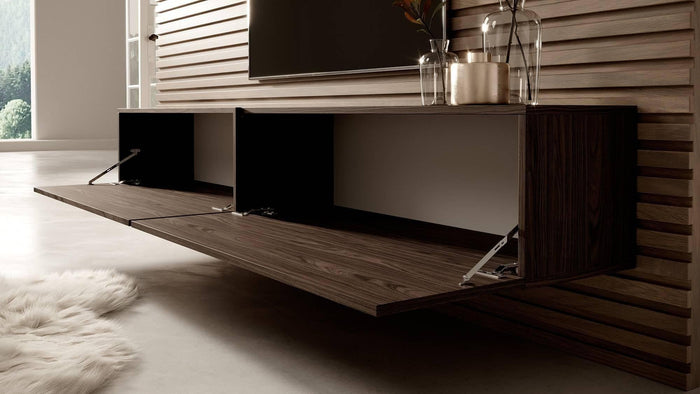 NADUVI Collection Emma Tv-meubel - B 200 cm - Walnoot