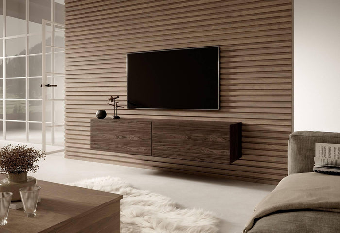 NADUVI Collection Emma Tv-meubel - B 140 cm - Walnoot