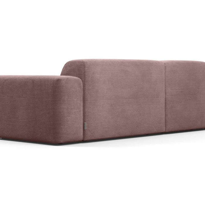 NADUVI Collection Nina Hoekbank Links - Ribstof - Lila