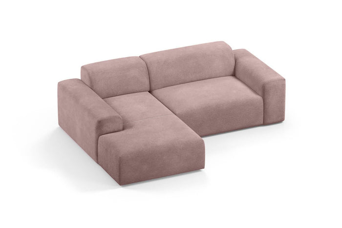 NADUVI Collection Nina Hoekbank Links - Ribstof - Lila