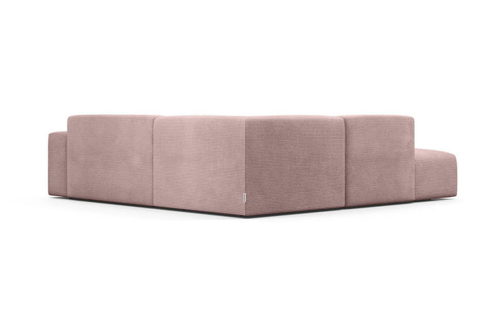 NADUVI Collection Nina Big Hoekbank Links - Ribstof - Lila