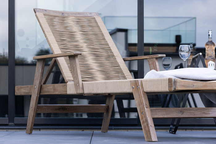 Rebellenclub Aros Tuin Ligbed - Donker Bruin