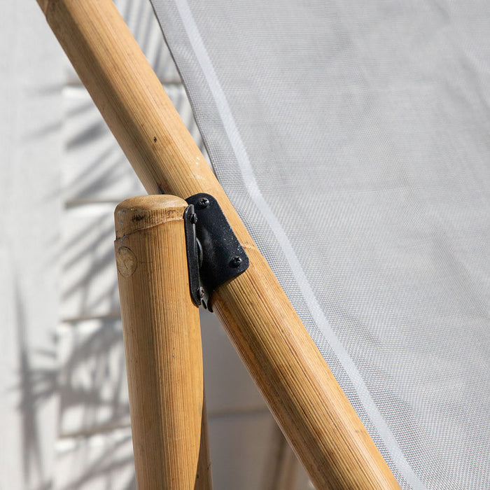 Rebellenclub Hydra Inklapbare Loungestoel - Naturel Bamboe