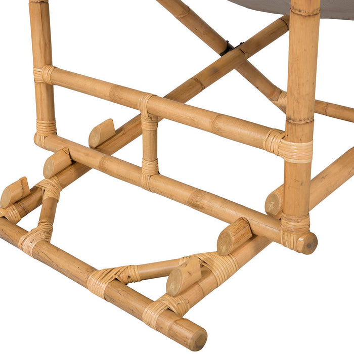 Rebellenclub Hydra Inklapbare Loungestoel - Naturel Bamboe