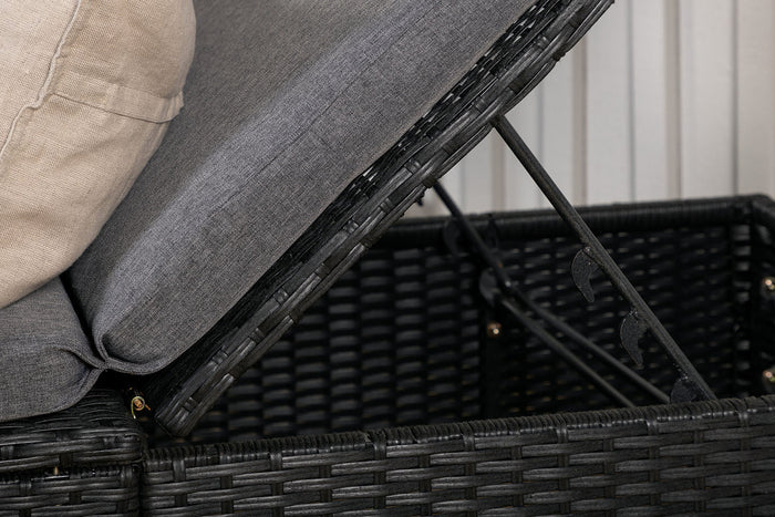 Rebellenclub Jade Tuin Ligbed - Zwart