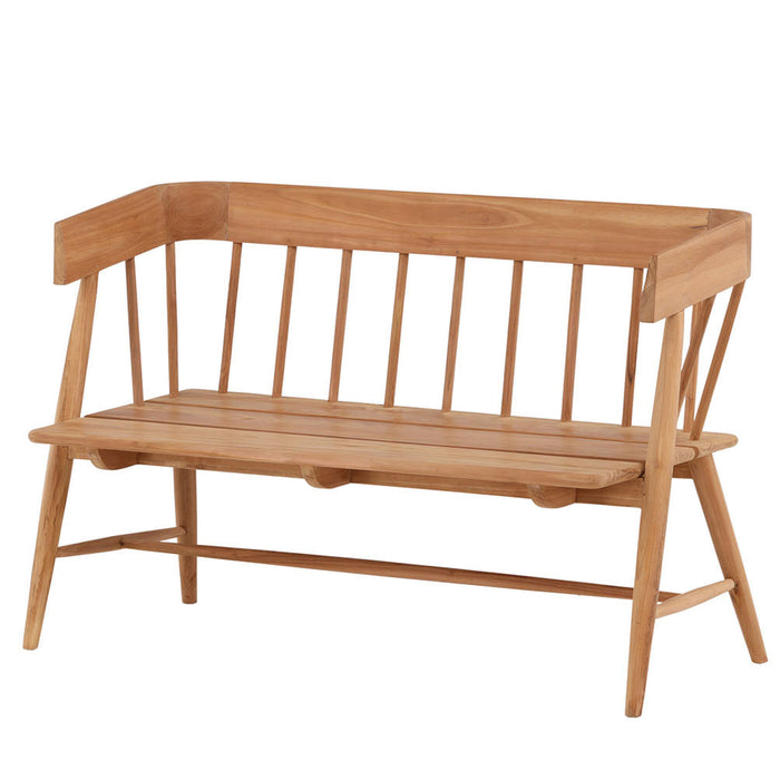 Rebellenclub Reed Tuinbankje - 122 x 58cm - Naturel Hout