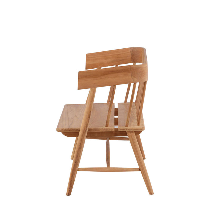 Rebellenclub Reed Tuinbankje - 122 x 58cm - Naturel Hout